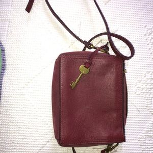 Fossil small leather crossbody